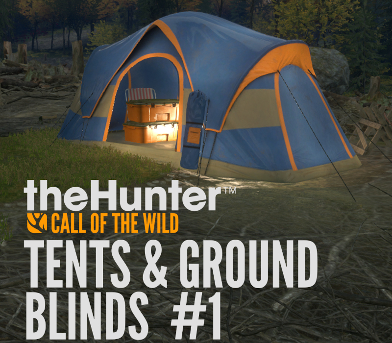 theHunter: Call of the Wild - Tents & Ground Blinds DLC EU PC Steam CD Key Logo