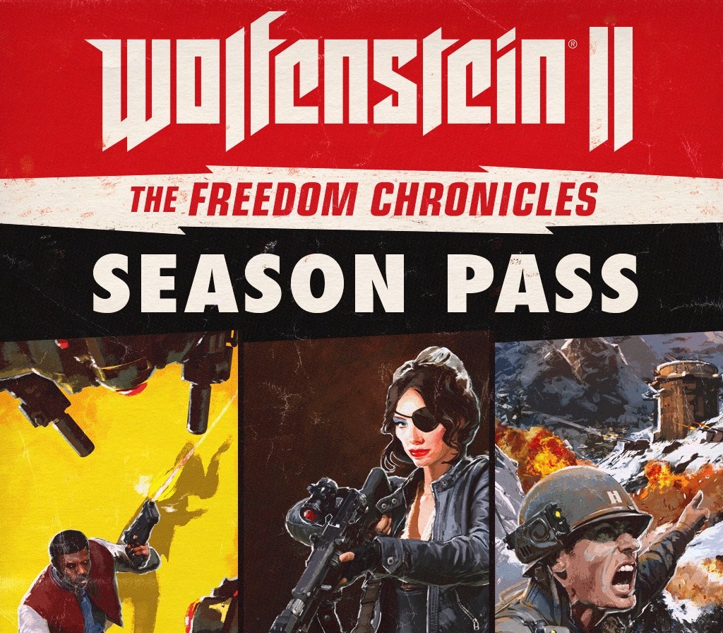 Wolfenstein II: The Freedom Chronicles - Season Pass EU PC Steam CD Key Logo