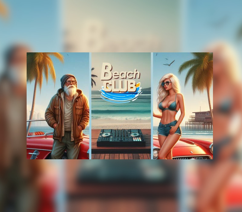 Beach Club Simulator Steam CD Key Logo