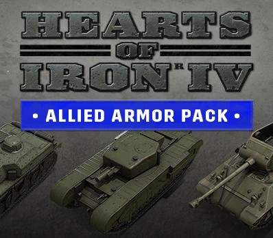 Hearts of Iron IV - Allied Armor Pack DLC PC Steam CD Key Logo