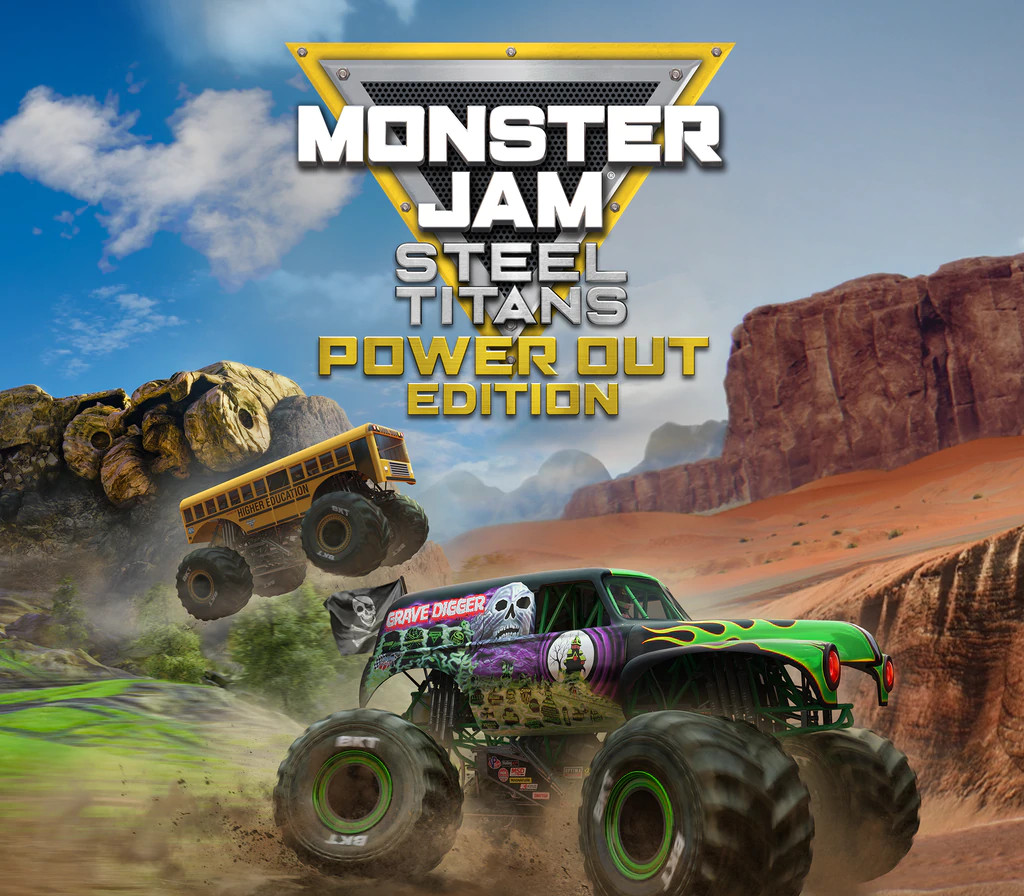 Monster Jam Steel Titans Power Out Bundle AR XBOX One / Xbox Series X|S CD Key Logo