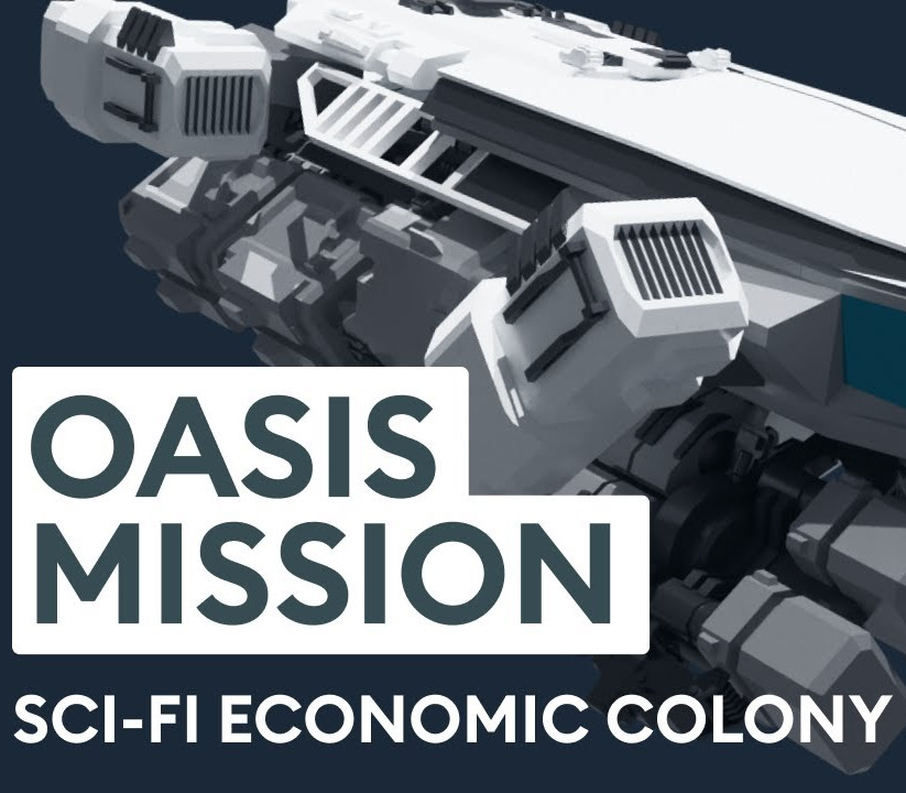 Oasis Mission: Sci-Fi Economic Colony Sim PC Steam CD Key Logo