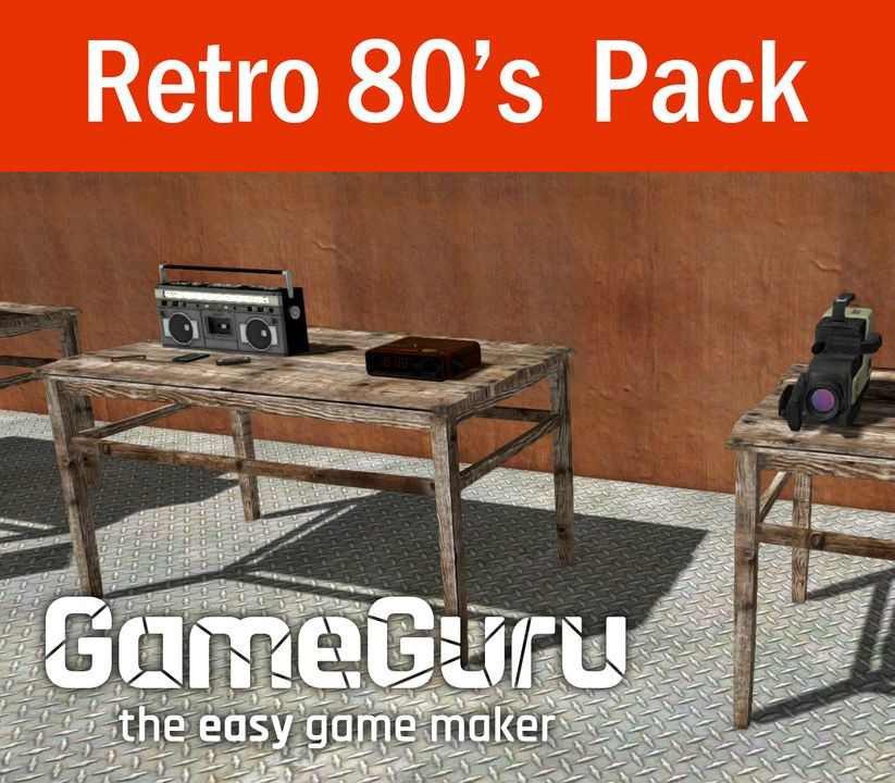 GameGuru - Retro 80's Pack DLC Steam CD Key Logo