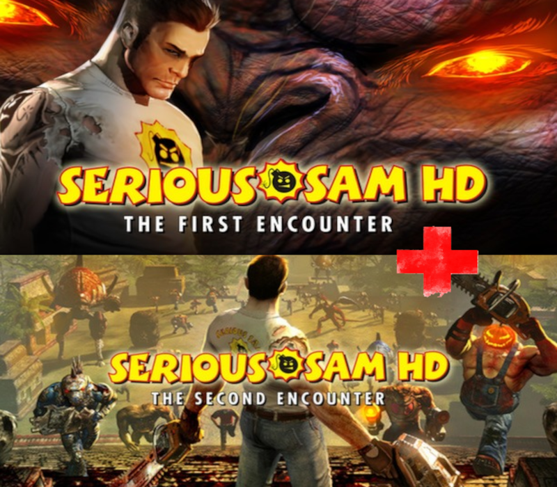 Serious Sam HD: The First Encounter + Serious Sam HD: The Second Encounter Bundle Steam CD Key Logo