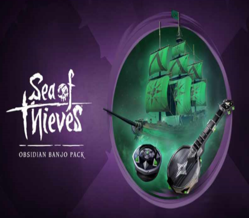 Sea of Thieves - Obsidian Banjo Pack DLC Xbox Series X|S / PC CD Key Logo