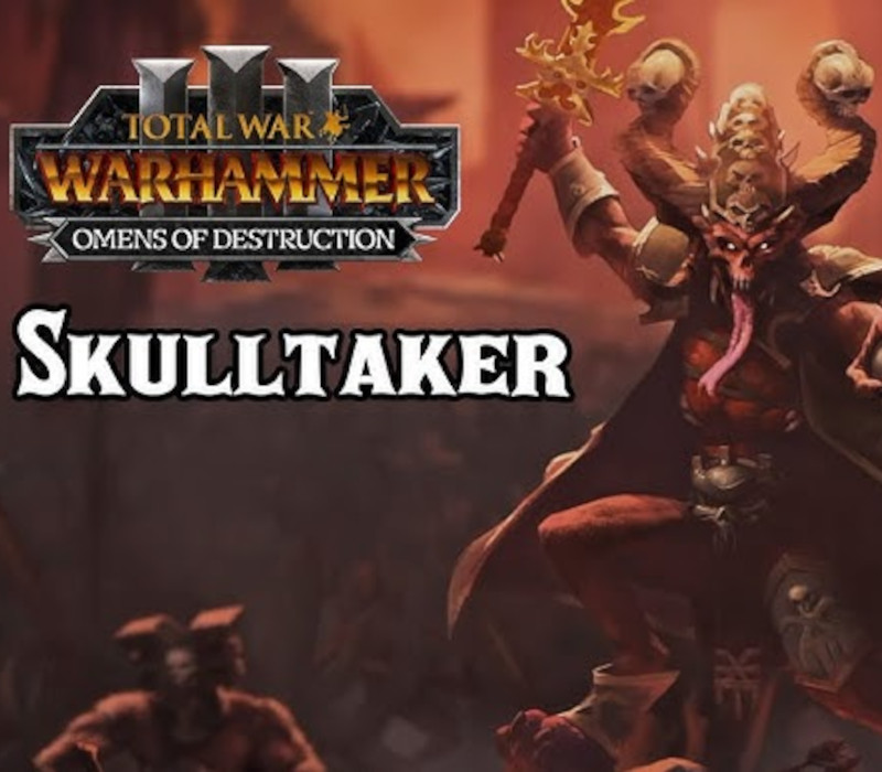 Total War: WARHAMMER III - Skulltaker – Omens of Destruction DLC PC Steam CD Key Logo