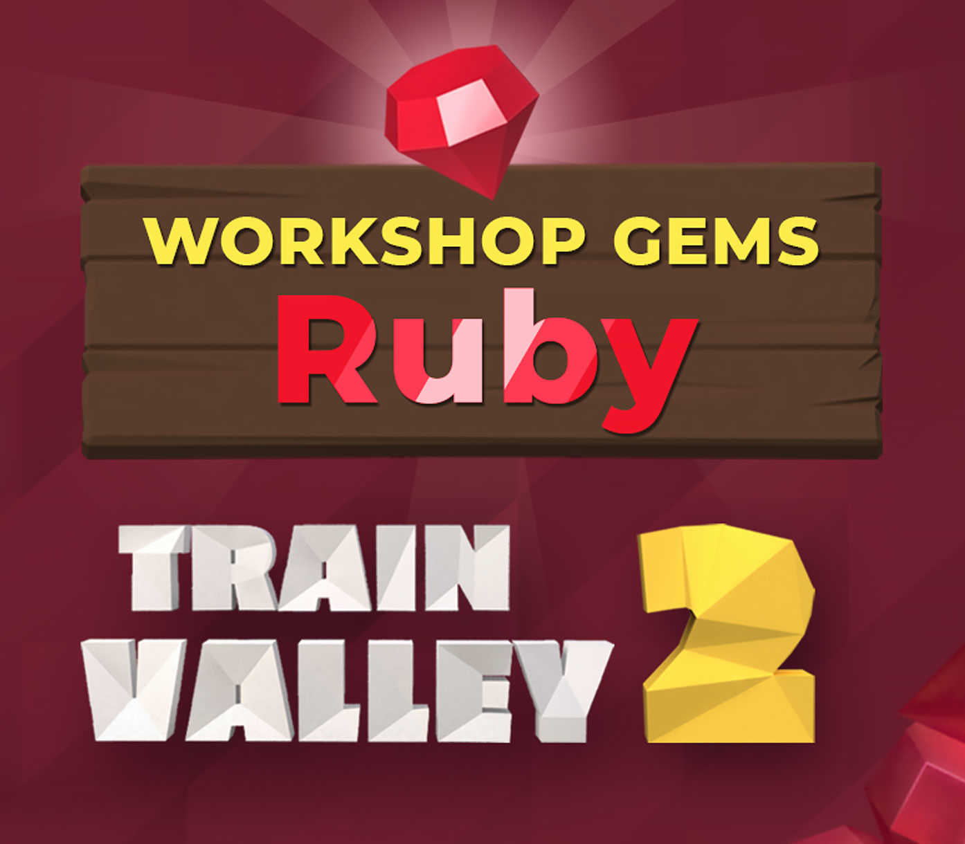 Train Valley 2 - Workshop Gems: Ruby DLC PC Steam CD Key Logo