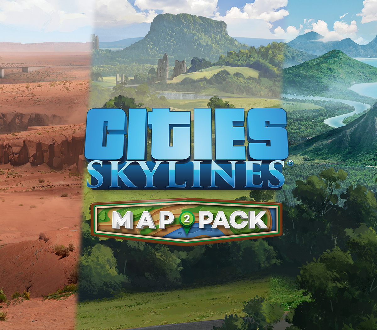 Cities: Skylines - Content Creator Pack: Map Pack 2 DLC Steam CD Key Logo