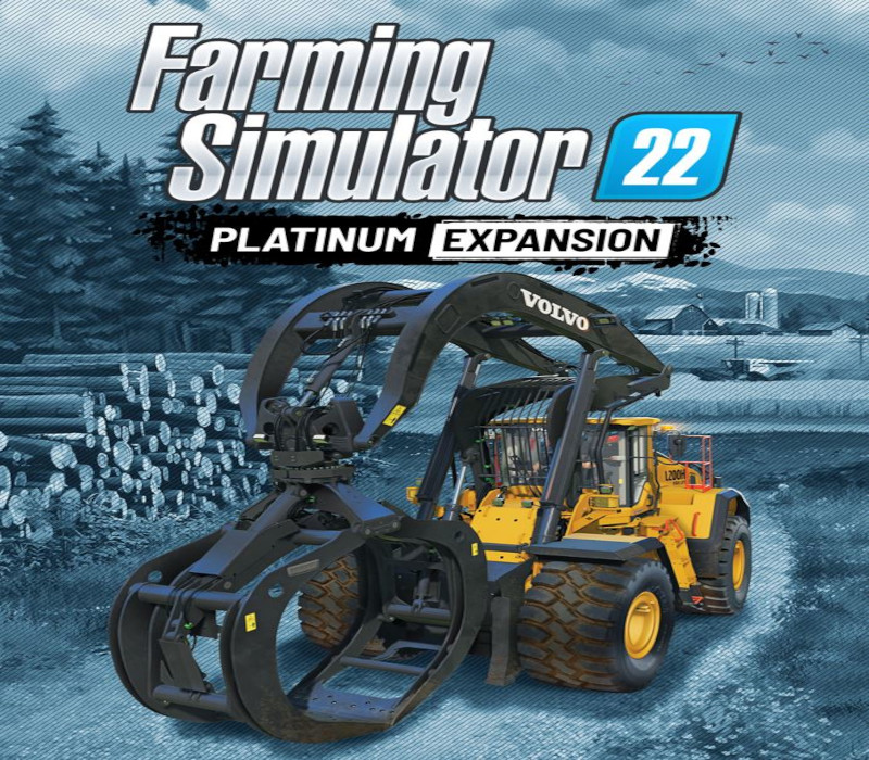 Farming Simulator 22 - Platinum Expansion DLC EN Language Only PC Steam CD Key Logo