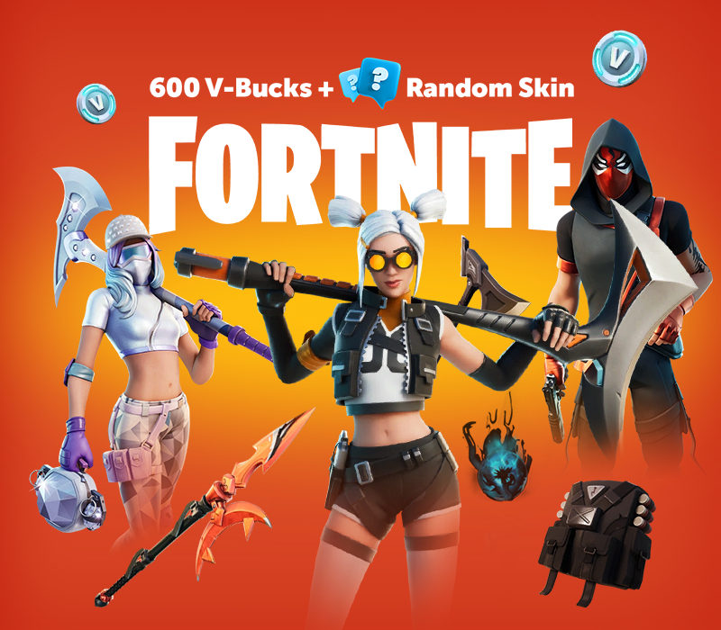 Fortnite - 600 V-Bucks + Random Skin US XBOX One / Xbox Series X|S CD Key Logo