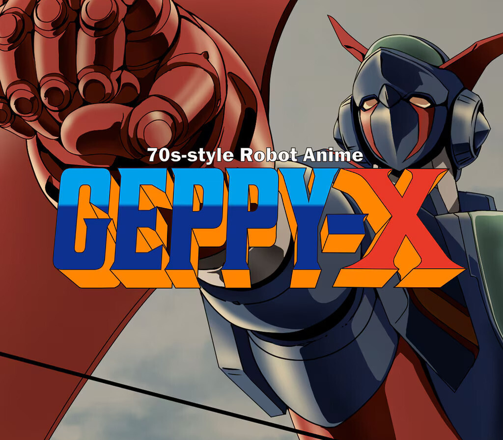 70s-style Robot Anime Geppy-X PC Steam CD Key Logo