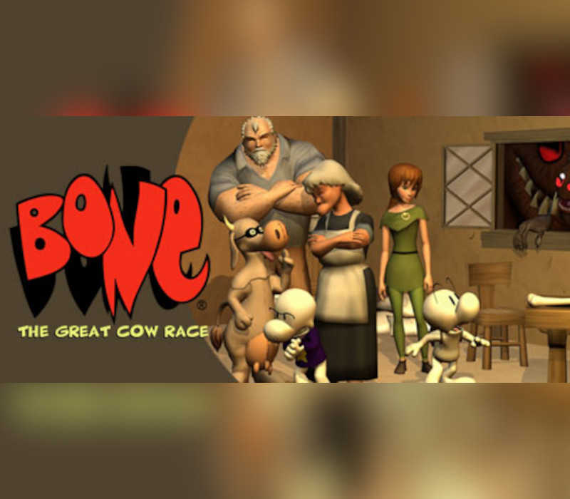 Bone: The Great Cow Race Steam CD Key Logo