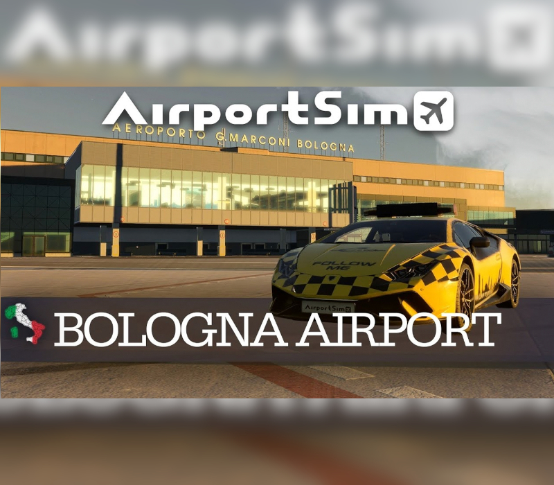 AirportSim - Bologna Airport DLC PC Steam CD Key Logo