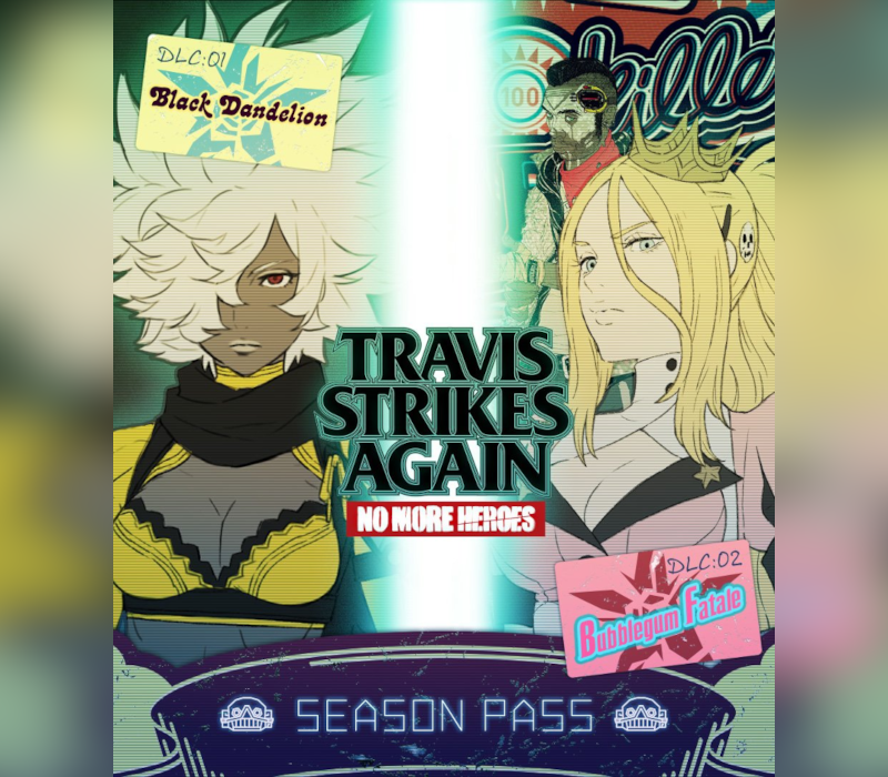 Travis Strikes Again: No More Heroes - Season Pass: Black Dandelion & Bubblegum Fatale EU Nintendo Switch CD Key Logo