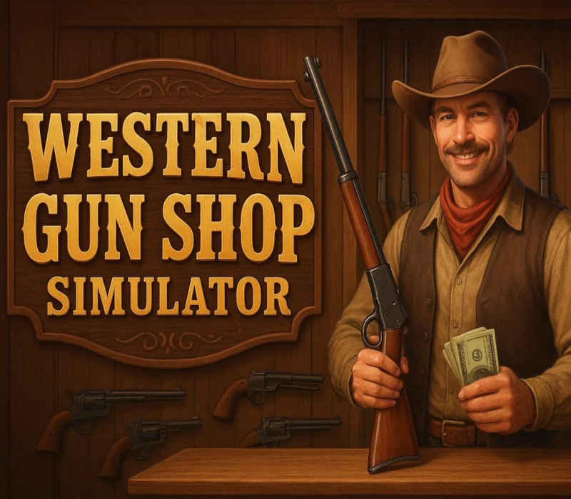 Western Gun Shop Simulator PC Steam CD Key Logo
