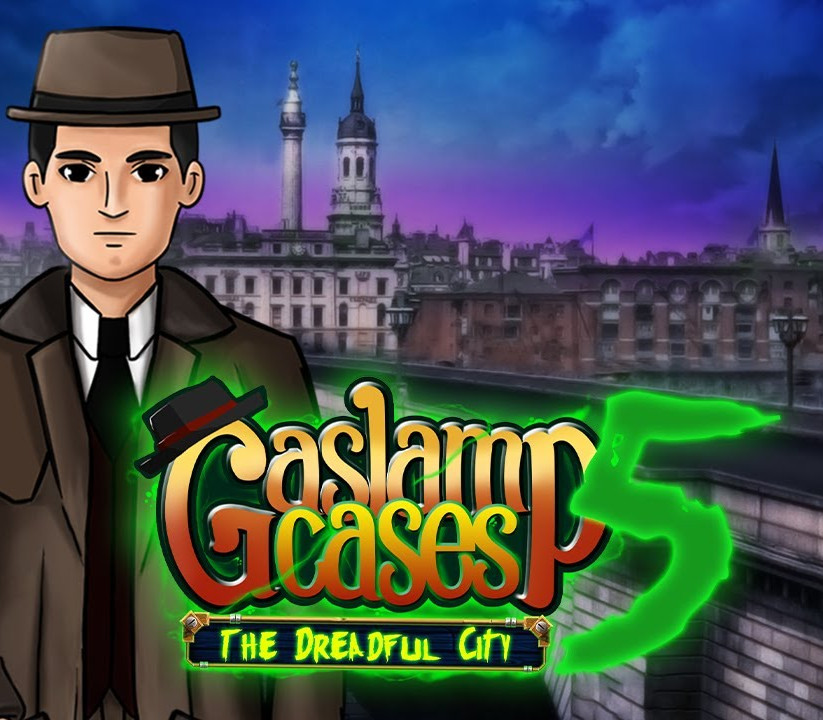 Gaslamp Cases 5: The dreadful City Steam CD Key Logo