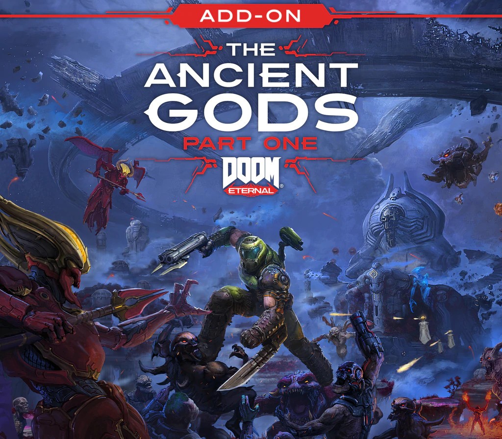 DOOM Eternal - The Ancient Gods Part One PC Steam CD Key Logo