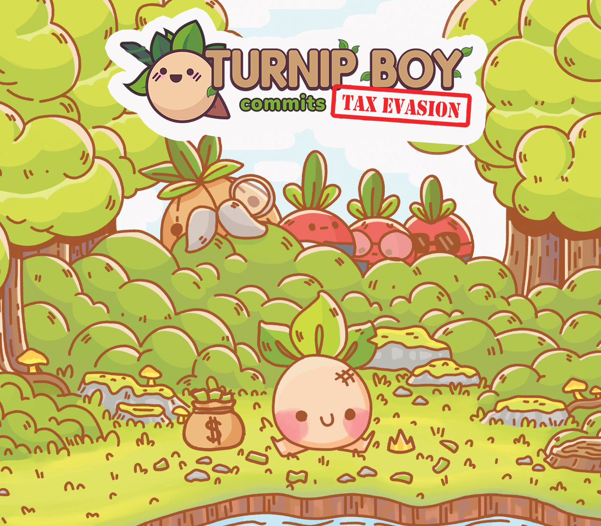 Turnip Boy Commits Tax Evasion PC Steam CD Key Logo