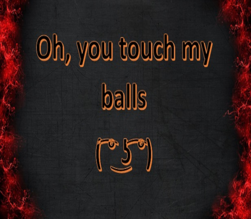 Oh, you touch my balls Steam CD Key Logo