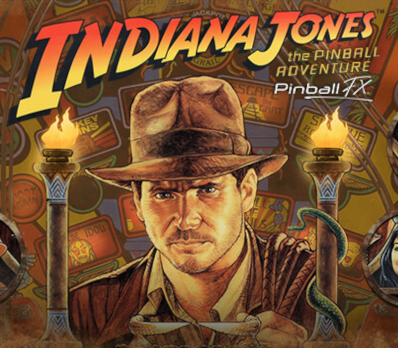 Pinball FX - Indiana Jones: The Pinball Adventure DLC EU PC Steam CD Key Logo