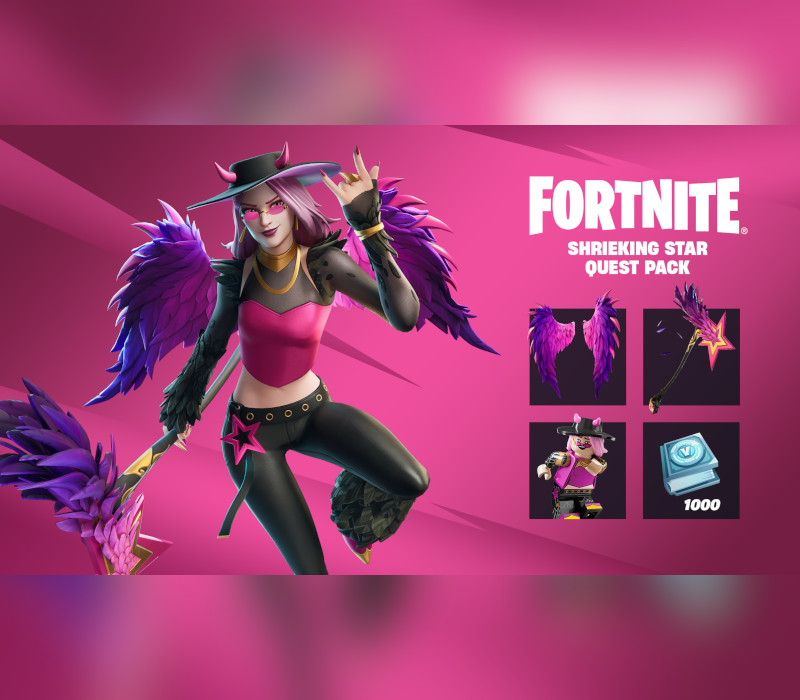 Fortnite - Shrieking Star Quest Pack DLC EU XBOX One / Xbox Series X|S CD Key Logo