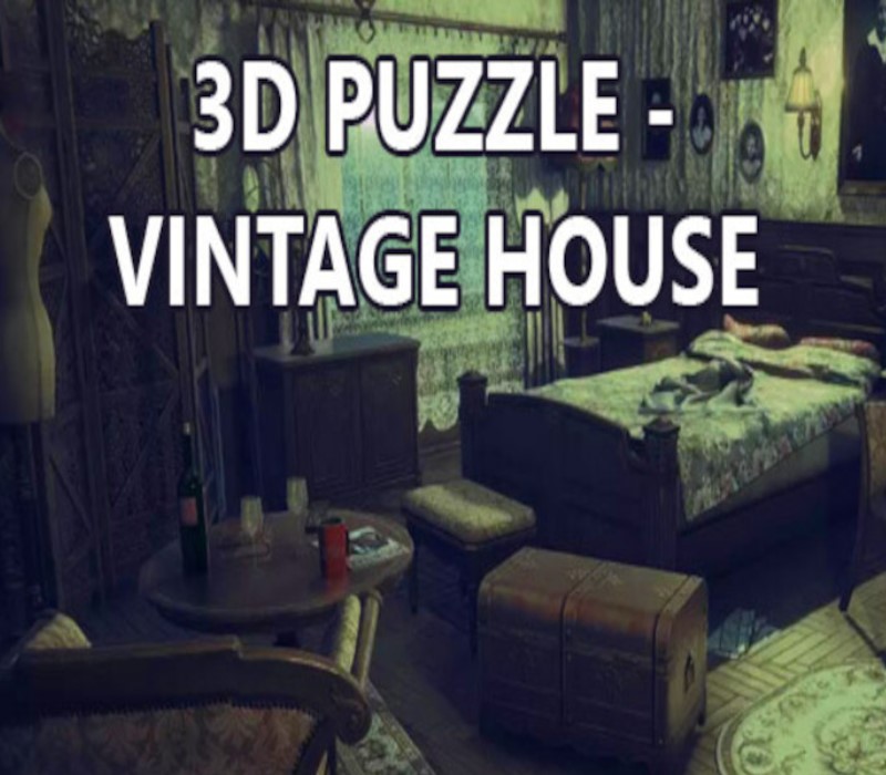 3D PUZZLE - Vintage House Steam CD Key Logo