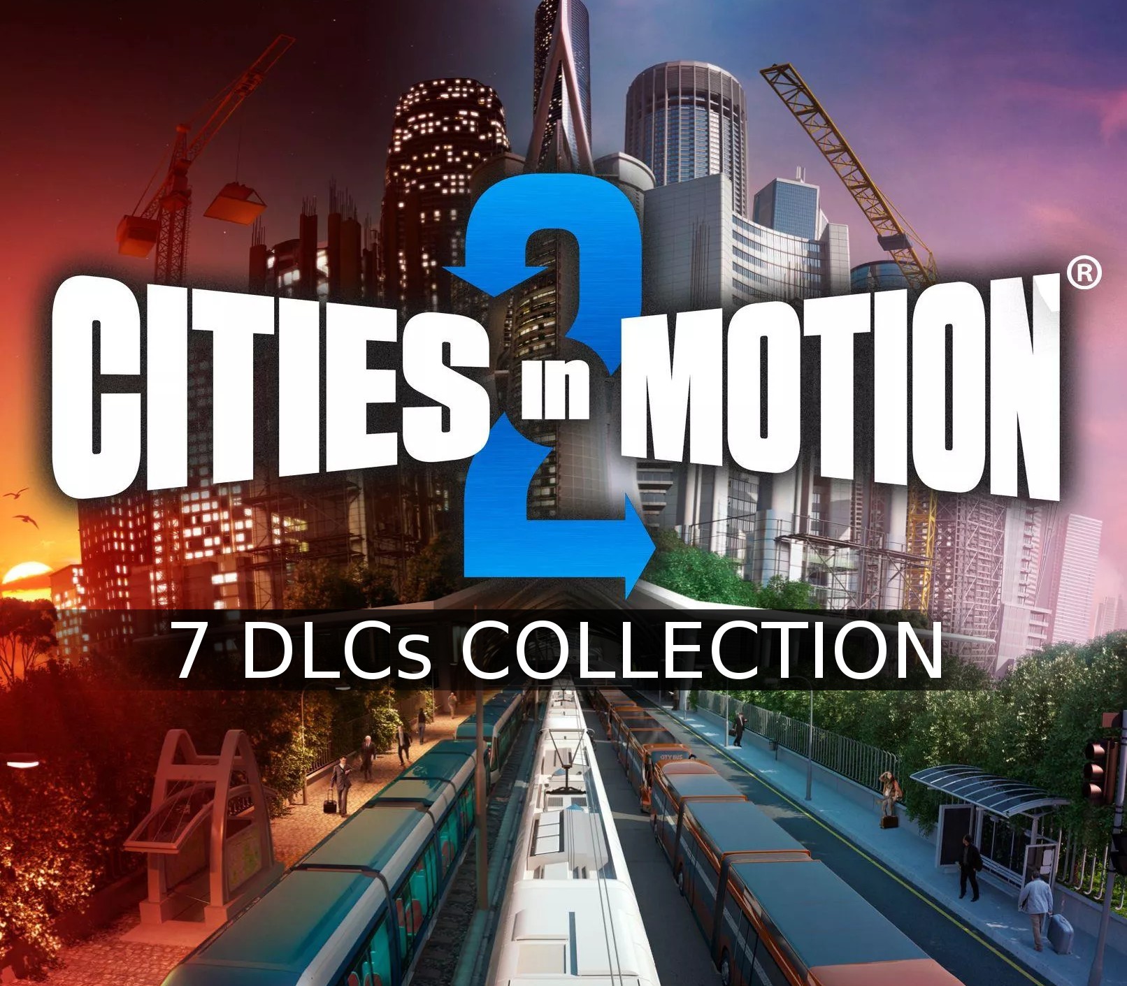 Cities in Motion 2 - 7 DLCs Collection PC Steam CD Key Logo