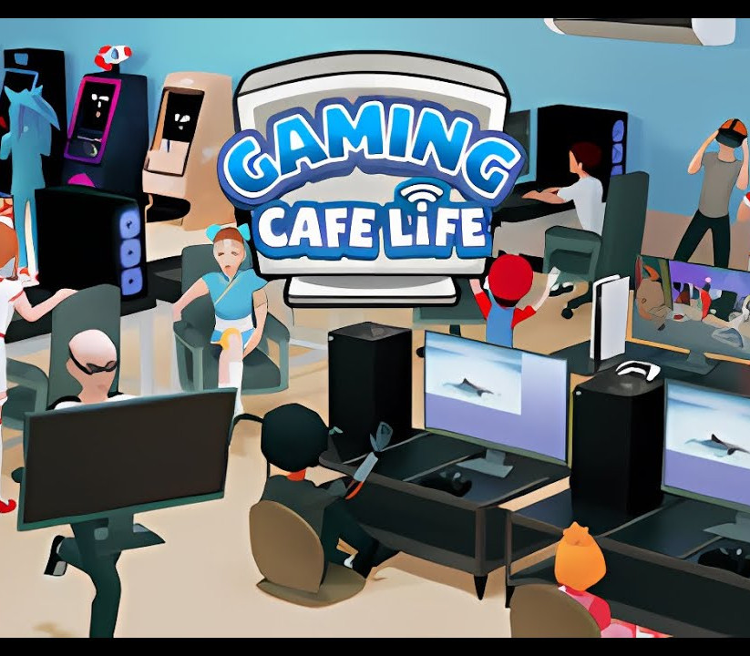 Gaming Cafe Life Steam CD Key Logo