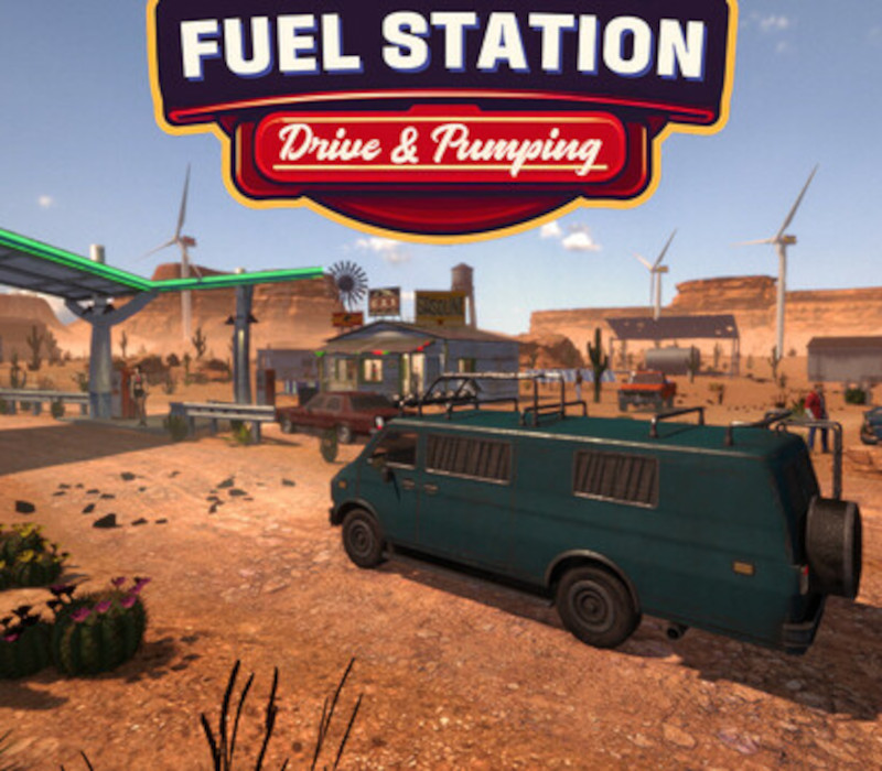Fuel Station Simulator: Drive & Pumping PC Steam CD Key Logo