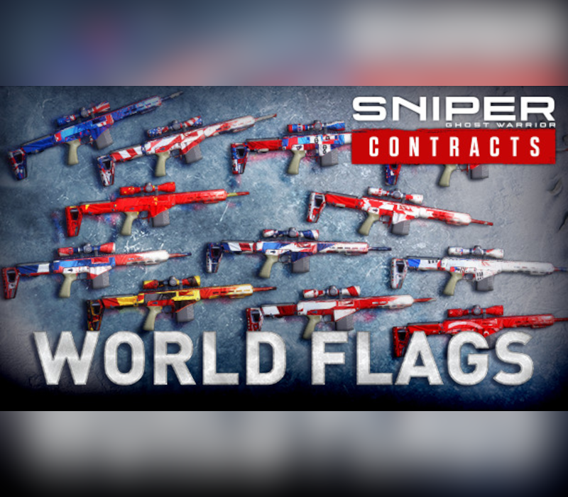 Sniper Ghost Warrior Contracts - World Flags Skin Pack DLC PC Steam CD Key Logo