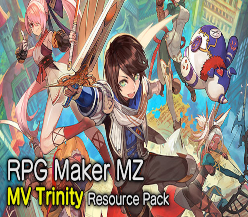 RPG Maker MZ - MV Trinity Resource Pack DLC Steam CD Key Logo