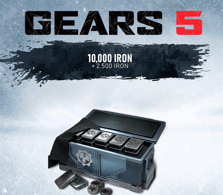 Gears 5 - 12500 Iron DLC EU XBOX One / Windows 10 CD Key Logo