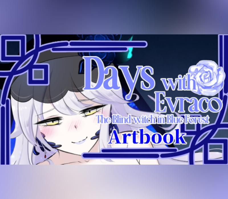 Days with Evraco: The Blind witch in Blue Forest - Artbook DLC PC Steam CD Key Logo