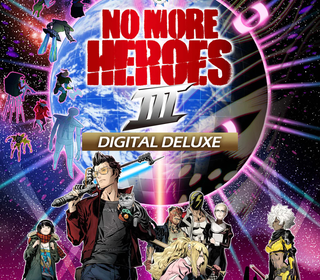No More Heroes 3 Digital Deluxe Edition PC Steam CD Key Logo