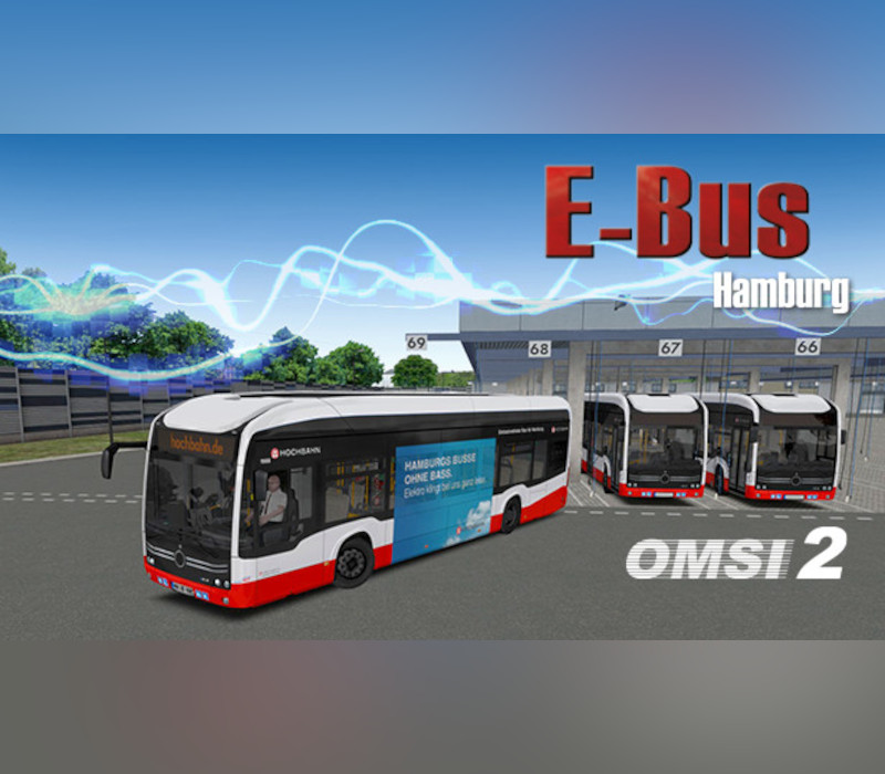 OMSI 2 - Add-On E-Bus Hamburg DLC Steam CD Key Logo