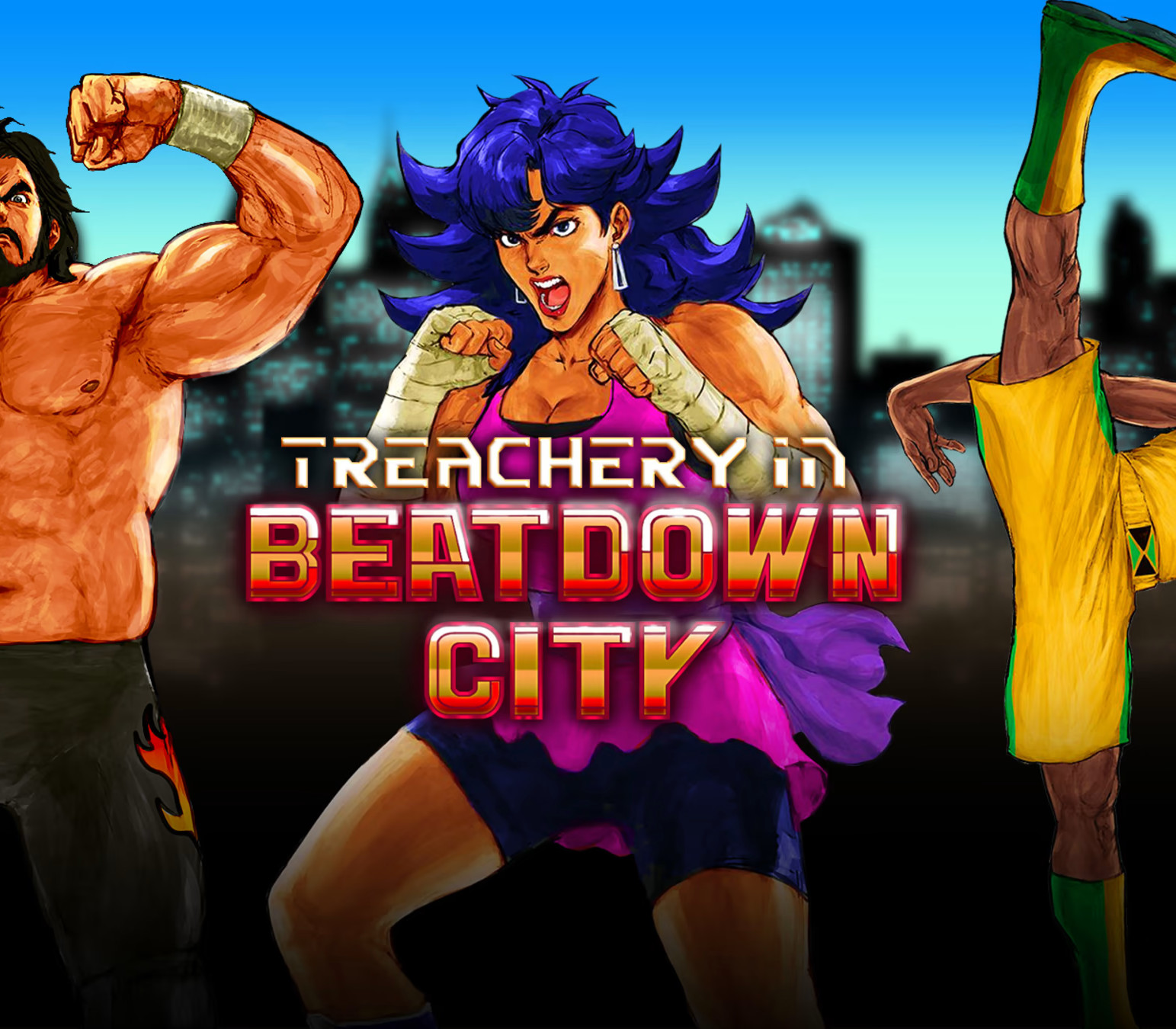 Treachery in Beatdown City Steam CD Key Logo