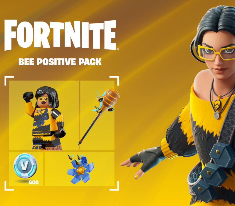 Fortnite - Bee Positive Pack DLC ZA XBOX One / Xbox Series X|S CD Key Logo