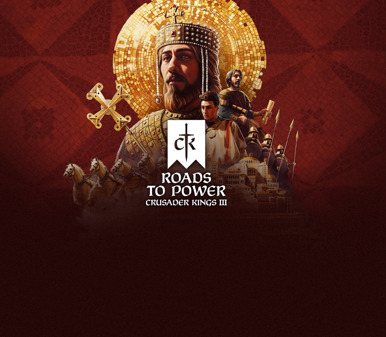 Crusader Kings III - Roads to Power DLC RoW PC Steam CD Key Logo