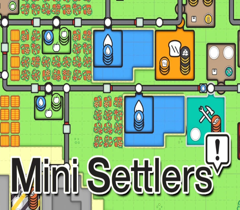 Mini Settlers NA PC Steam CD Key Logo