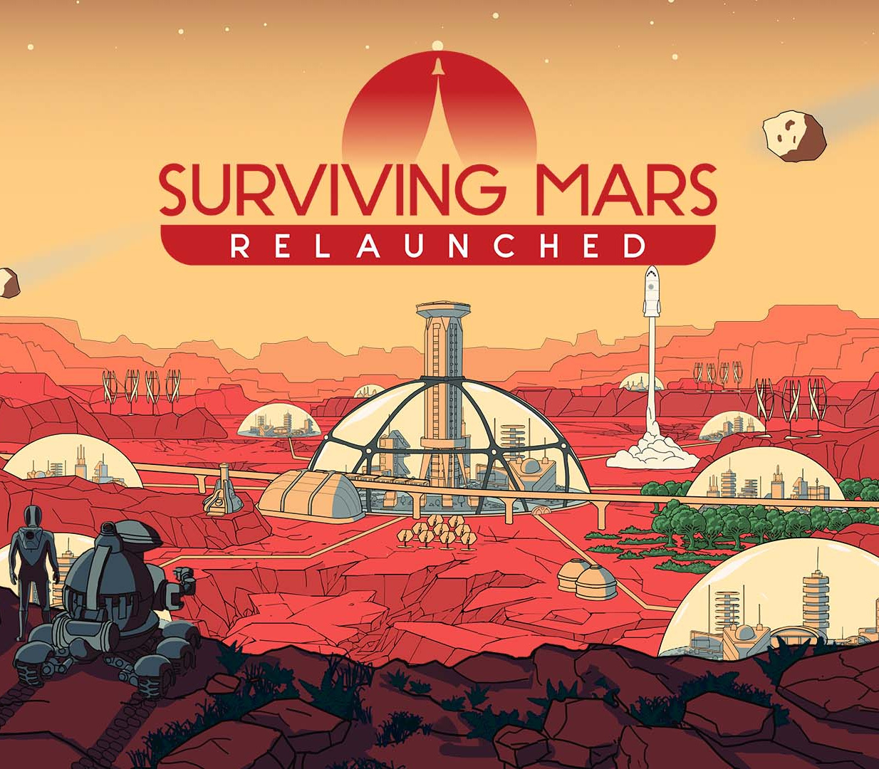 Surviving Mars: Relaunched PC Steam CD Key Logo