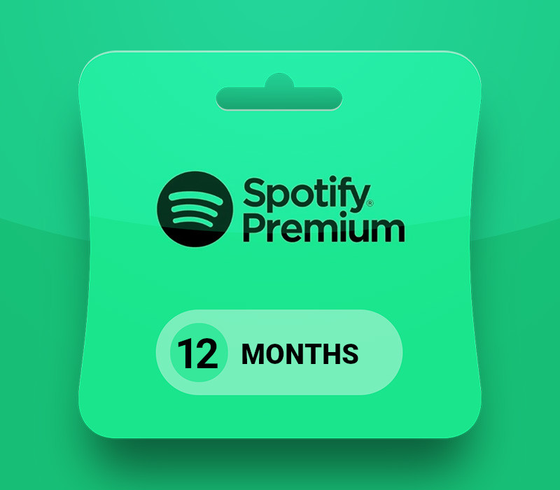 Spotify Premium 12-month Subscription Card IN Logo