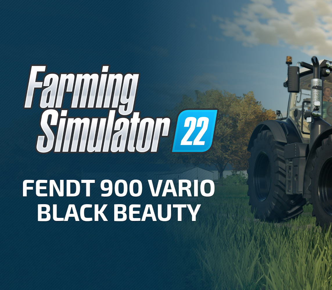 Farming Simulator 22 - Fendt 900 Vario Black Beauty DLC PC Steam CD Key Logo