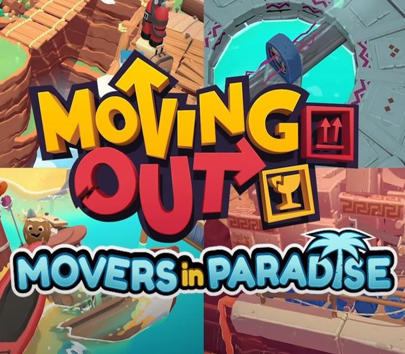 Moving Out - Movers in Paradise DLC PC Steam CD Key Logo