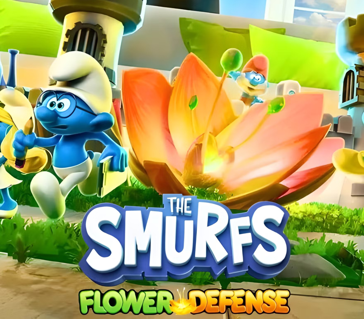 The Smurfs - Flower Defense Meta Quest CD Key Logo