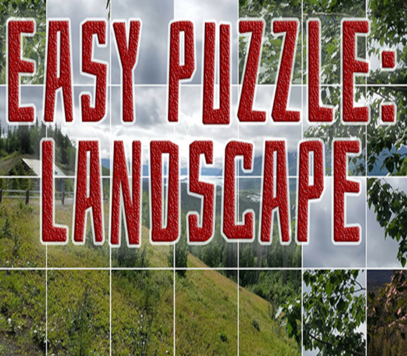 Easy puzzle: Landscape Steam CD Key Logo