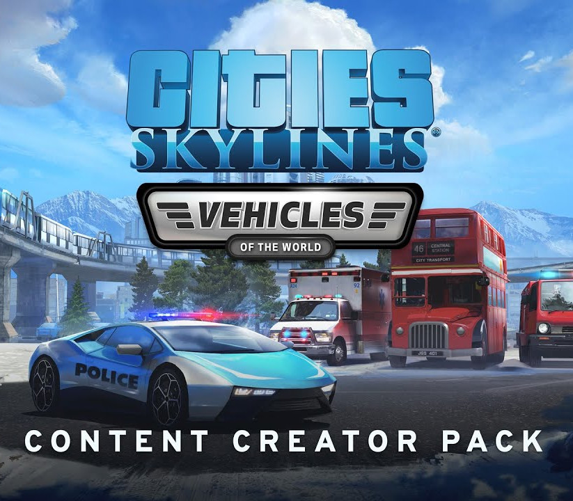 Cities: Skylines - Content Creator Pack: Vehicles of the World DLC EU PC Steam CD Key Logo