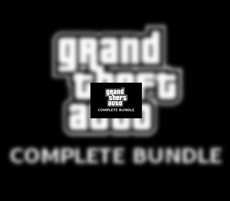 Grand Theft Auto Complete Bundle (including GTA 1 & 2) EU PC Steam CD Key Logo