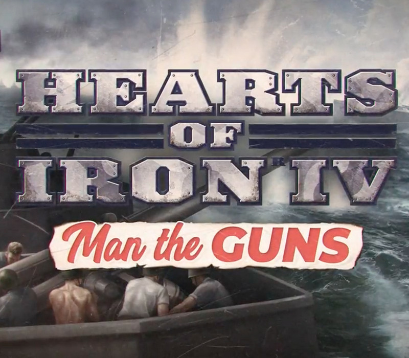Hearts of Iron IV - Man the Guns DLC PC Steam CD Key Logo