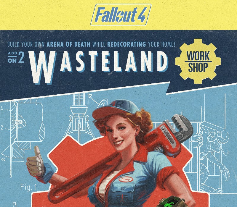 Fallout 4 - Wasteland Workshop DLC EU PC Steam CD Key Logo