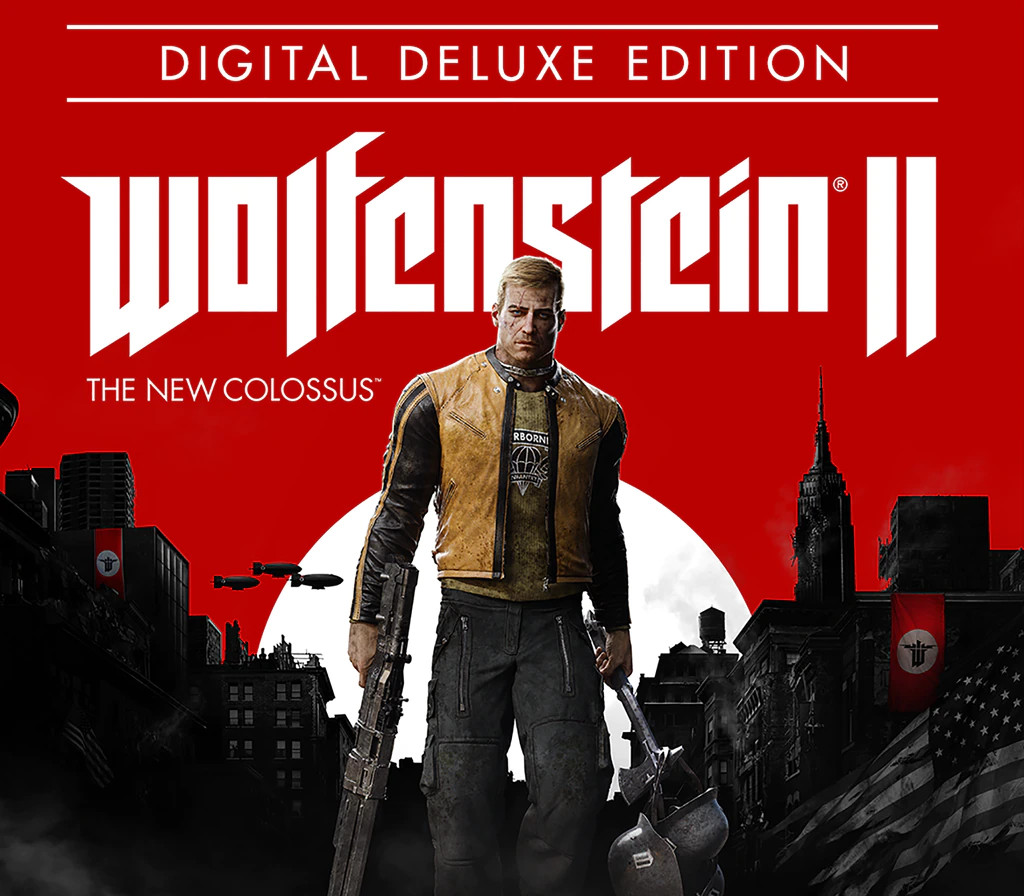 Wolfenstein II: The New Colossus Digital Deluxe Edition PC Steam CD Key Logo